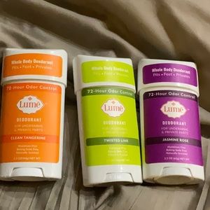 NEW LUME 3 Deodorant-clean tangerine, jasmine rose and twisted lime